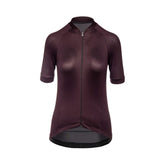 Jersey de Ciclismo Bioracer Vesper SS Metalix Mujer Bordeaux